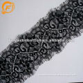 wave shape eyelash polyester flower lace
